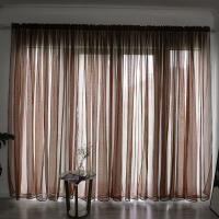 Cortinas De Moda Para Ventana Sencillas Y Modernas En Color Solido De Alta Calidad Decoración Festiva Para Bodas Y Hogar - details 99