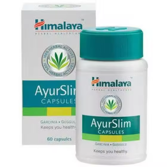 Himalaya Ayurslim - Fórmula Segura y Eficaz para Reducir Colesterol y Ansia de Comida - 1
