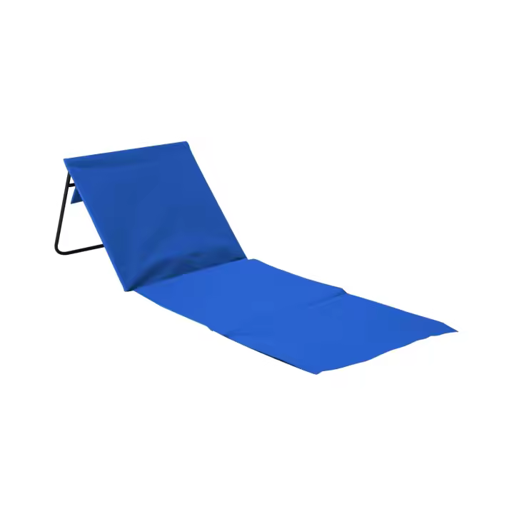 THINIA HOME - Esterilla Plegable de Playa Acolchada con Respaldo, Acero y Tela Oxford, Impermeable, Secado Rápido, Diseño Portátil, Bolsillo Trasero, Asa de Transporte, Varios Colores - 1