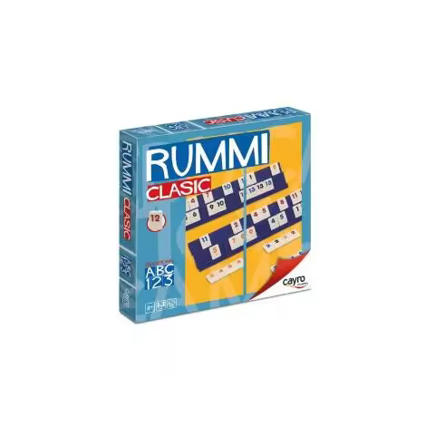 RUMMICLASIC - De 2 a 4 jugadores Cayro    Juego, mesa, entretenimiento, diversión, familia, amigos, estrategia, tablero, cartas, retos, equipos, creatividad, clásico, moderno, temático, dinámico, competitivo - 1