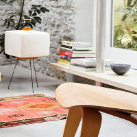 Lámpara De Mesa Akari Noguchi Japonesa Diseño Impreso En Papel De Arroz Decoración Para Escritorio Dormitorio Luz Suave Y Ambiente - details 1