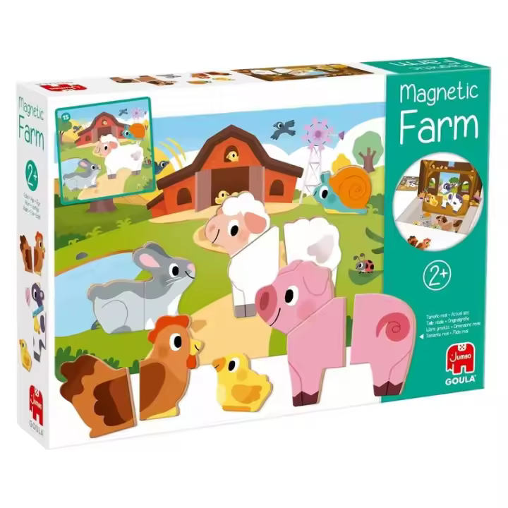 Goula Magnetic Farm Libro magnético para niños 488 - 1