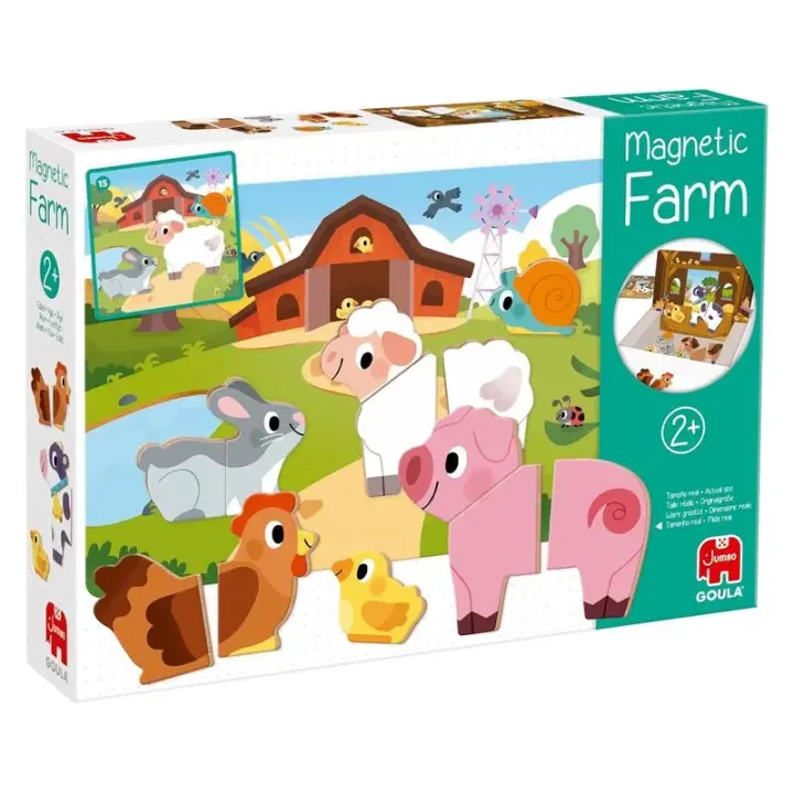 Goula Magnetic Farm Libro magnético para niños 488 - 1