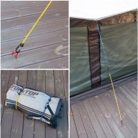 Cuerda Elástica De Goma Para Acampar Al Aire Libre De 60cm Con Gancho Accesorio De Tenda Para Viajes Y Equipaje De Viaje - details 3
