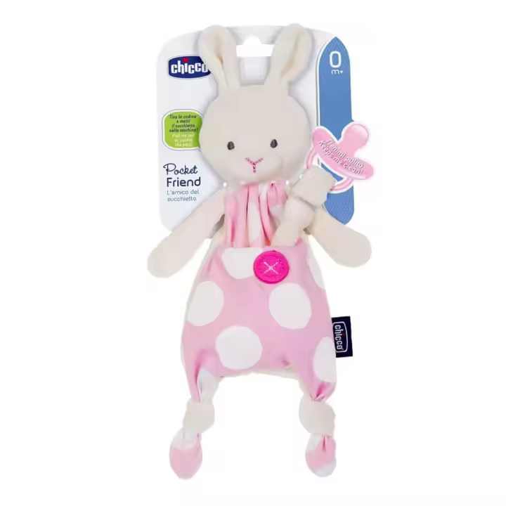 Chicco Guarda Chupete Pocket Friend Rosa - 1