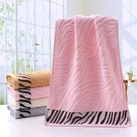 Toalla De Baño De Algodón Con Patrón Bordado De Tigre Fibra De Bambú Suave Y Cómoda Super Absorbente Toalla De Mano - details 5