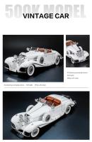 Coche De Juguetes De Acción 1:18 500K Modelo De Metal Con Llantas De Goma Luz Y Sonido Para Niños Regalos De Navidad - details 15