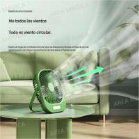 Ventilador de escritorio pequeño de pared para cocina y dormitorio, de tres velocidades, de alta velocidad y larga duración. - details 5