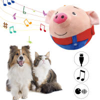 Bola Interactiva Eléctrica Para Perros Peluche Autobouncing Rechargeable USB Juguete Animal Cantante Y Masticable Resistente - details 8