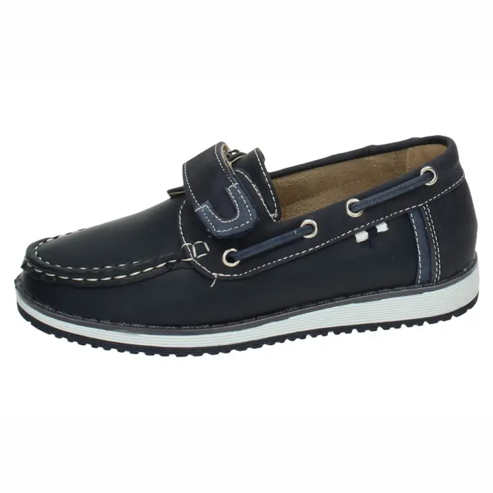 Zapatos Mocasín marca BONINO para niño en color azul. MOCASINES DE BONINO - 1