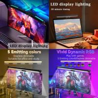 Lámpara De Escritorio LED RGB Ajustable Para Monitor Luz De Pantalla Para PC Hogar Dormitorio Estudio Oficina Con Barra Colgante - details 0