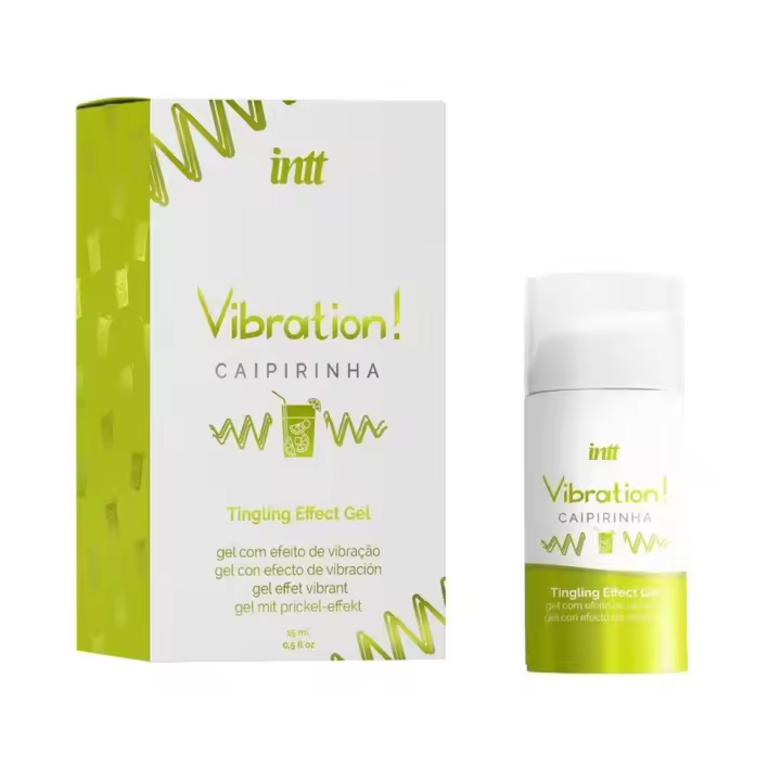INTT LUBRICANTE SEXUAL VIBRADOR LÍQUIDO UNISEX SABOR CAIPIRINHA 15 ML - 1