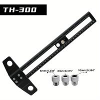 Regla De T Siquímetro Ajustable 300/500MM Para Carpintería 2 En 1 Marcado Y Perforación Herramienta De Marcado En Aluminio Para Trabajos De Madera - details 2