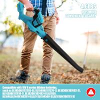 Soplador de aire eléctrico de alta potencia para Makita,  herramienta de jardín de hoja,  nieve, polvo,  Soplador de inalámbrico de mano,  Soplador de batería de 18V - details 8