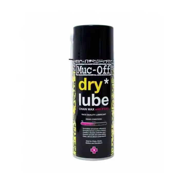 Muc-Off Lubricante Cadena Ambiente Seco 400 Ml - Protección Contra Oxidación y Reducción de Fricción - 1