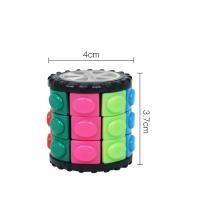 Juguete Educativo 3D Torre De Mano Fidget Para Niños Puzzle De Rota Y Desliza Nivel De 7 Cilindros Juego De Mentiras Para Adultos - details 6
