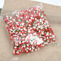 50Pcs Mini Jardín De Setas Rojas Con Puntos Pequeño Juguete De Casa Bonsái Decoración De Jardín Ornamento Para Escritorio - details 6