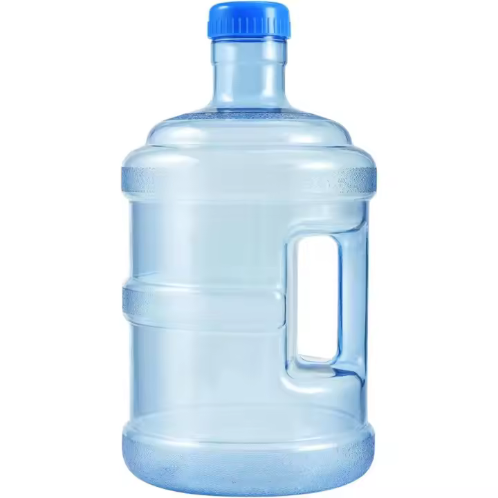 Botella de Agua mineral, de 5 L Jarra, receptáculo portátil reulizable para Agua mineral, Cubo de almacenamiento para Exterior para Coche, dispensador de grado alimenticio - 1
