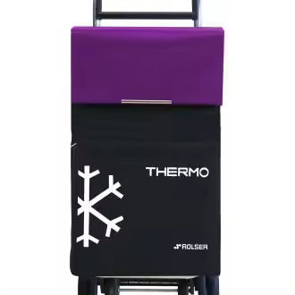 CARRO COMPRA ROLSER TERMO FRESH MF 4.2 TER039 NEGRO/MALVA - 1
