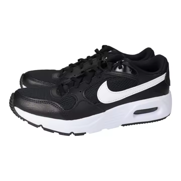 Deportivos marca NIKE para mujer en color negro. Deportivos Nike Air Max negras para mujer, con cámara de aire y piso anatómico, ideal para hacer deporte - 1