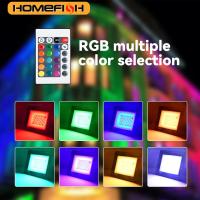 Lámpara De Proyección LED RGB IP66 Impermeable 100W 50W 30W 20W 10W Para Iluminación Exterior De Jardín Con Reflector 220V - details 1