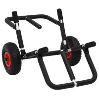 vidaXL Carrito plegable de kayak aluminio 90 kg - details 1