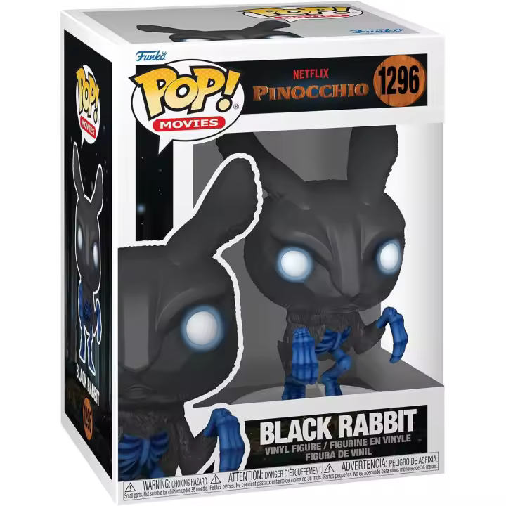 Funko Pop! Movies: Pinocchio - Black Rabbit - Pinocho - Figura de Vinilo Coleccionable - Idea de Regalo- Mercancia Oficial - Juguetes para Niños y Adultos - Movies Fans - 1
