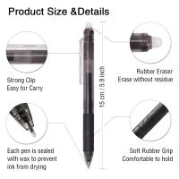 8pcs Rotulador De Gel Erasable 0.7mm Multicolor Para Dibujo Y Escritura Suministros Escolares Y De Oficina Material Plástico - details 3