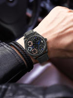 Reloj De Cuarzo Para Hombre TOMI Con Correa Desmontable Estilo Negocios Y Sencillo Caja De Regalo De Fiestas Material De Pulsera PU Calendario Completo Resistente Al Agua - details 13