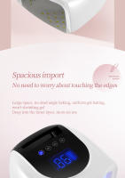 Lámpara De Uñas Portátil 96W LED UV Magnética Desmontable Y Sin Cable Para Secado De Esmalte De Gel Máquina De Manicura - details 6