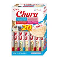INABA Churu Box - Premios para Gatos - Snacks Saludables a Base de Atún, Varios Sabores - Textura Cremosa - Sin Cereales, Conservantes, Colorantes - 20x14g - details 2