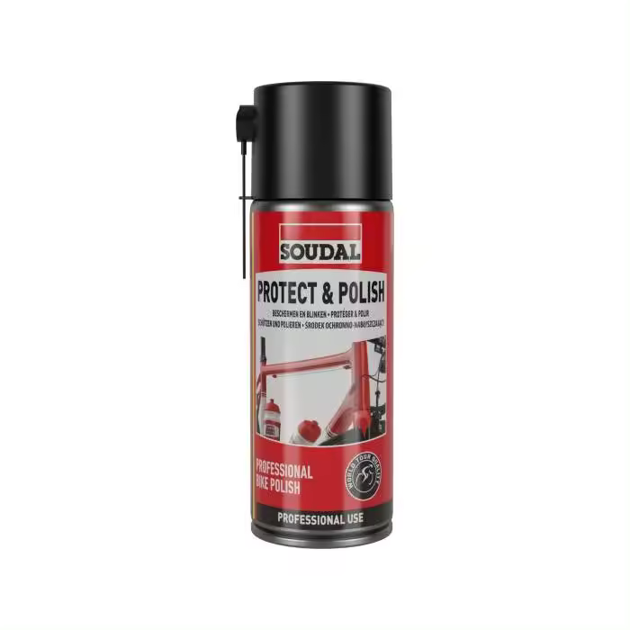SOUDAL Spray Protección y pulido 400ml - Brillo y Protección para tu Bicicleta - 1