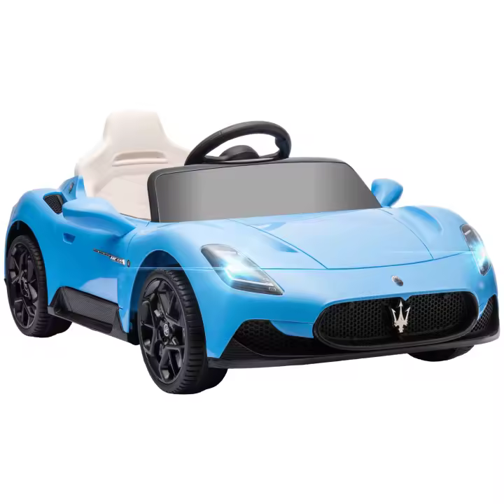 AIYAPLAY Coche Eléctrico para Niños de +3 Años con Licencia Maserati MC20 Carro Eléctrico Infantil con Batería 12V Mando a Distancia Faros Bocina Música y Pantalla - 1