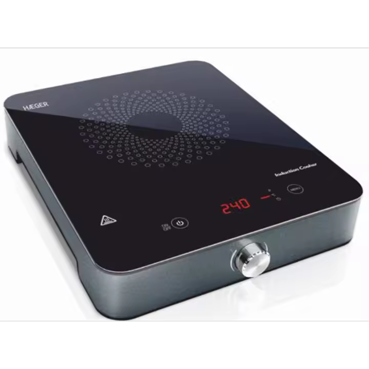 Placa de Inducción Haeger HP-IND.002A 2000 W 1 Zona Negro - 1