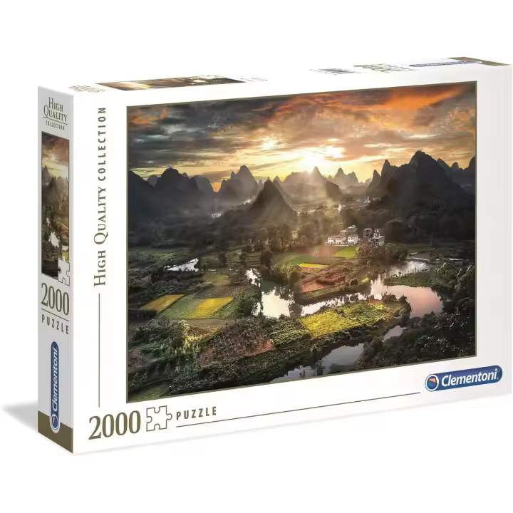 Clementoni Puzzle 2000 Piezas Paisaje Vista de China Puzzle Adulto (32564) - 1