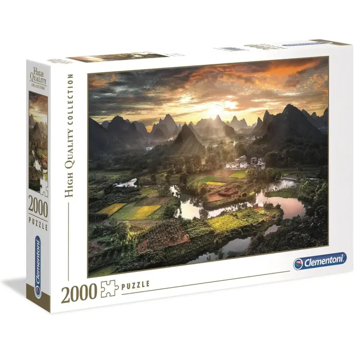 Clementoni Puzzle 2000 Piezas Paisaje Vista de China Puzzle Adulto (32564) - 1