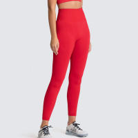 Leggings De Yoga Sin Costuras Para Mujer Levantador De Glúteos Deportivos De Fitness Y Gimnasio Pantalones De Running Terciopelo De Nylon De Cintura Elástica - details 38