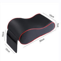 Almohadilla De Reposabrazos De Coche De Cuero Con Almacenamiento Y Bolsillo Espuma De Memoria Gruesa Consola Central Protección - details 3