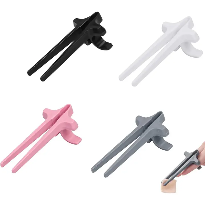 Palillos de Dedo de plástico, pinzas reutilizables para Comida, ideales para gamers y el hogar. - 1