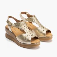 PITILLOS 10350 ORO Sandalias altas mujer 34970 25V SANDALIA FANTASIA LAMINADO ORO - details 2