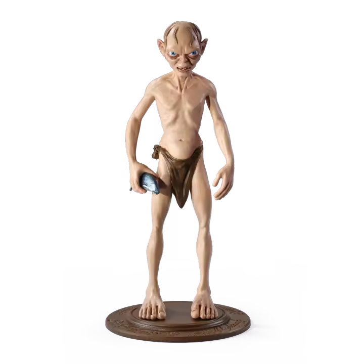 Figura de Gollum BendyFigs de El Señor de los Anillos - Colección Noble, 20cm - 1