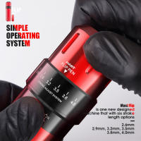 Máquina De Tatuaje Rotativa Ajustable Mast Flip Con Interface RCA Suministros De Tatuaje Y Maquillaje Permanente Material De Aleación - details 2