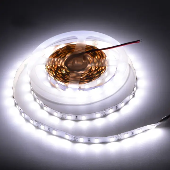Tira De LED RGB 5M 2835 5050 SMD Impermeable Para Iluminación Externa De Escaleras Y Fiestas DC 12V 60LEDs/M Lámpara De Cinta Para Exterior - 1