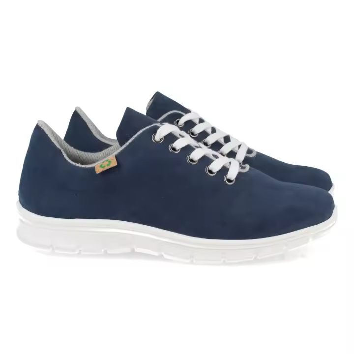 PuntoSalao Deportivas ecólogicas material reciclado para mujer color marino ECO02 - 1