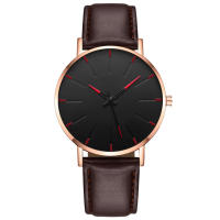 Reloj De Lujo Para Hombres Y Mujeres Reloj De Cuarzo Con Dial De Acero Inoxidable Diseño Casual Nuevo 2024 Correa De Cuero - details 15
