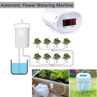 Kit De Sistema De Riego Automático Para Plantas Y Flores Con Timer De Bomba Sprinkler Drip Irrigation 2/4/8 Cabezas Herramienta De Jardín - details 0