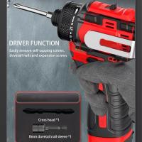 Taladro Eléctrico Inalámbrico De 18V Con Motor Brushless 80N.m Herramienta Eléctrica Para Perforar Y Tirar Pilas Recargables - details 1