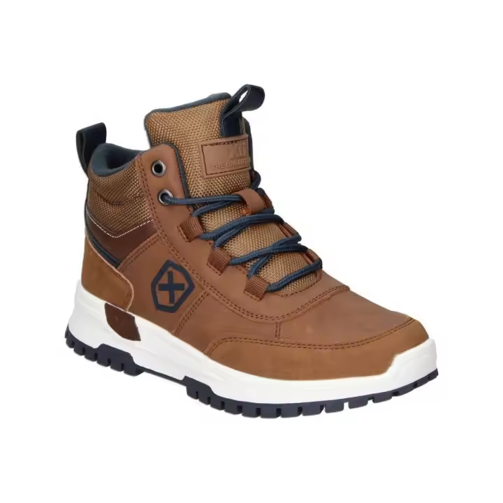 XTI | Botines para Niño – Botines en Color Camel – Botines con Cordones y Cremallera – Botines con Suela Plana – Estilo Casual – Máximo Ajuste – Cómodos – Modelo 150541 - 1