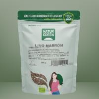 NaturGreen Lino Marrón Bio 250 g | Pack de 4x | Semillas de Lino Orgánicas | NaturGreen - details 1
