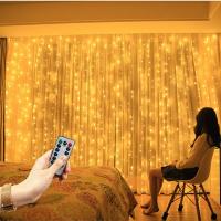 Luces De Encaje LED 6m/3m USB Luz Fina Para Festival Iluminación De Ventana Dormitorio Bodas Navidad Decoración Color Cálido - details 13